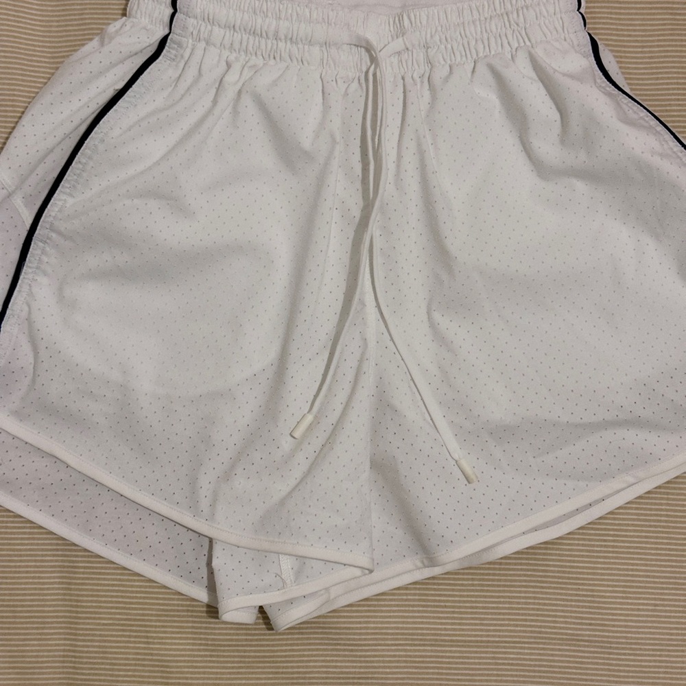 Lululemon Athletica White Athletic Shorts